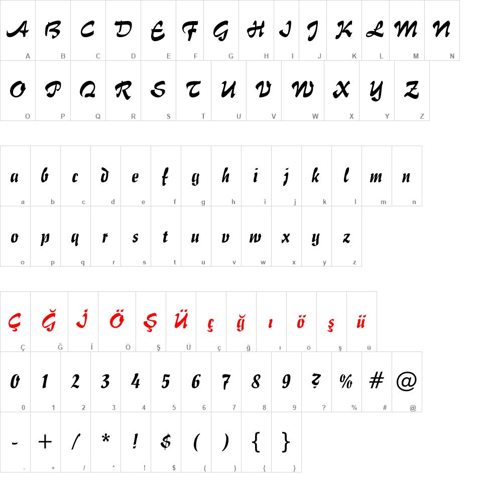 Impuls BT font